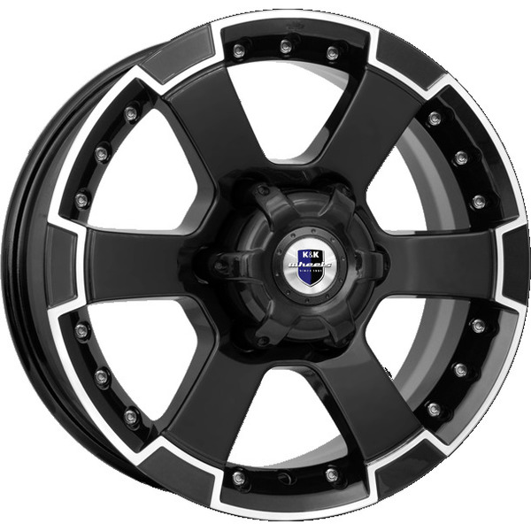 диски КиК M56 7,0xR16 6x139,7 67,1 38 алмаз_черный