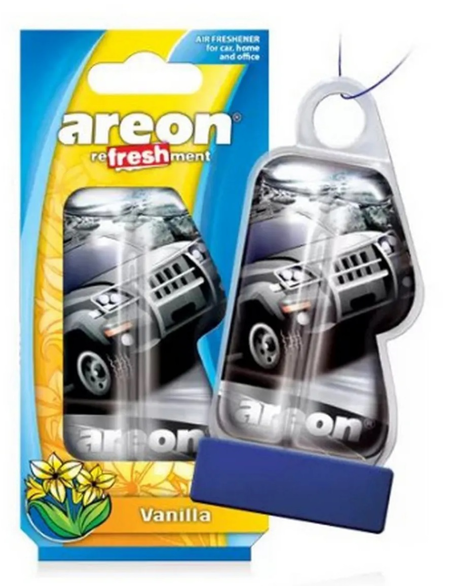 Ароматизатор  AREON Refreshment Liquid Vanilla подвесной гелевый 8мл